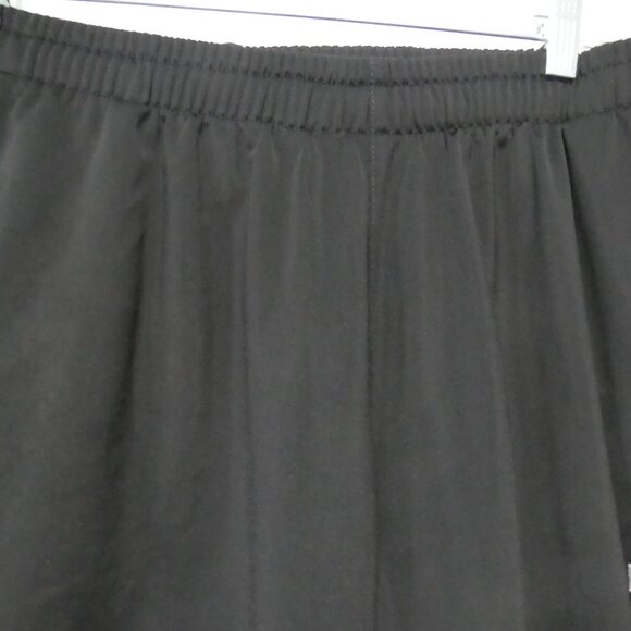 PUMA | large | Black Exercise Pants | Side White and Silver Stripes | Pockets - Picture 4 of 16